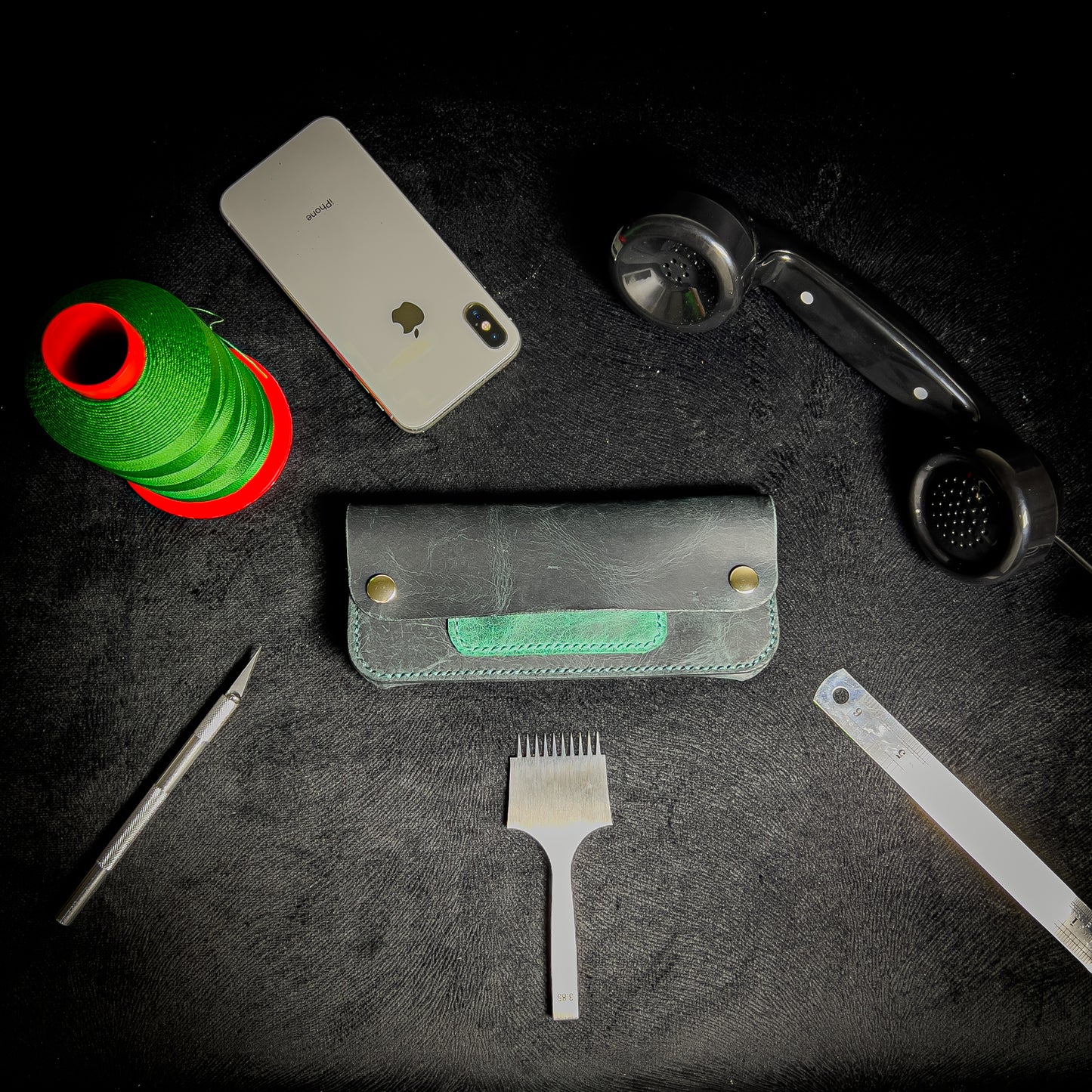 Dubai Wallet Black & Green