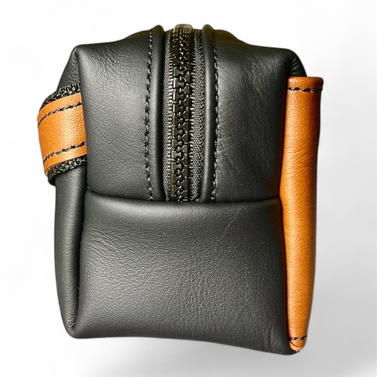 Dubai Pouch - Black & Caramel