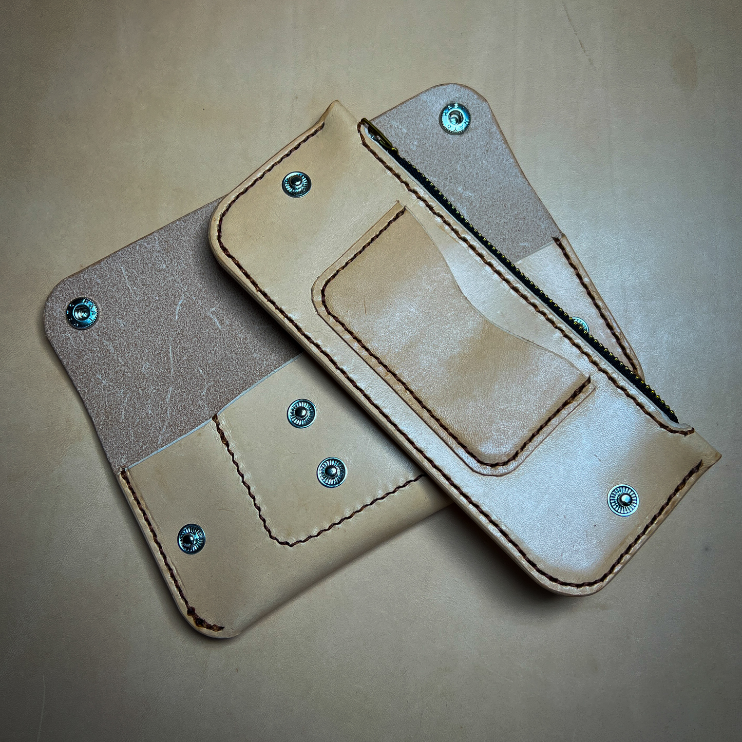 Natural Veg Tan Dubai Wallet